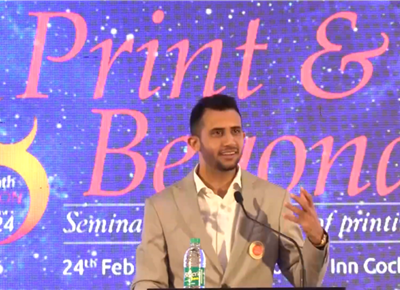 Print & Beyond 2024: Sahil Rao highlights branding and automation